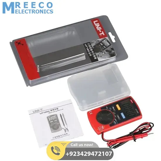 UNI T Pocket Size Digital Multimeter UT120A - Side View
