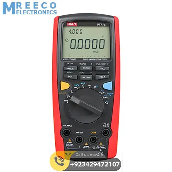 UNI T Intelligent Digital Multimeter UT71C - Front View
