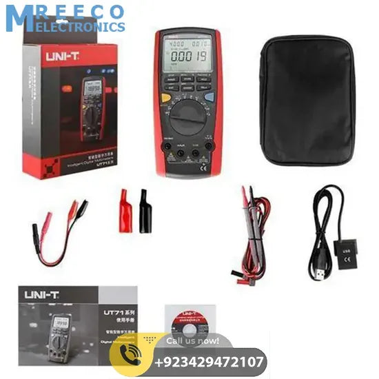 UNI T Intelligent Digital Multimeter UT71C - Side View