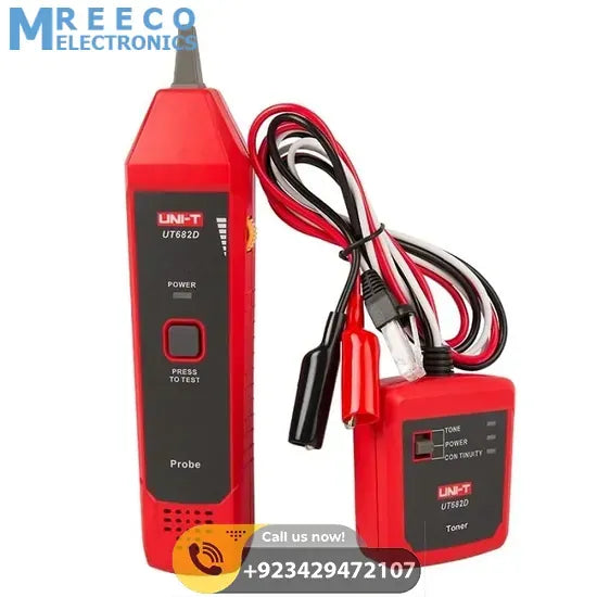 UNI T Network Tester Wire Tracker UT682D - Front View