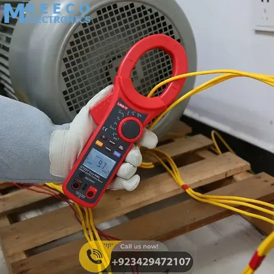 True RMS AC/DC Clamp Meter 2000A UNI T UT221 - Bottom View