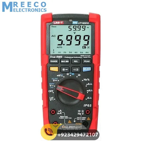 UNI T True RMS Digital Multimeter UT195DS - Front View