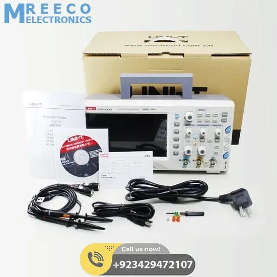 Digital Storage Oscilloscope 2 Channel DSO UNI T UTD2102CEX II - Bottom View