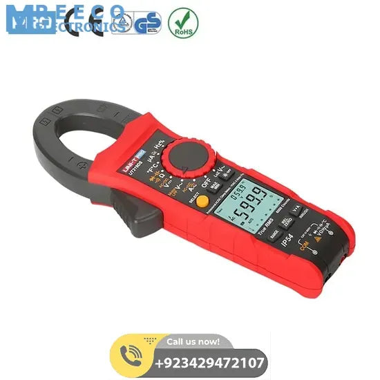 UNI T UT219DS True RMS Professional Digital Clamp Meter - Back View