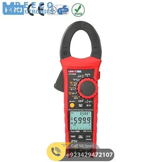 UNI T UT219DS True RMS Professional Digital Clamp Meter - Top View