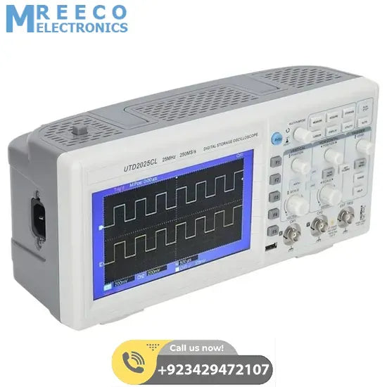 UNI T UTD2025CL Digital Storage Oscilloscope 2 Channel DSO - Front View