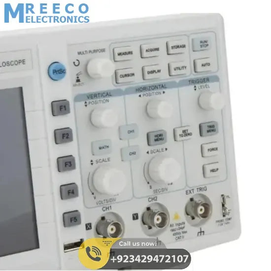 UNI T UTD2025CL Digital Storage Oscilloscope 2 Channel DSO - Top View