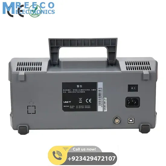 Digital Storage Oscilloscope 2 Channel DSO UNI T UTD2202CM - Top View