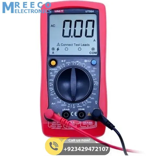 General Digital Multimeter UNI T UT58A - Front View