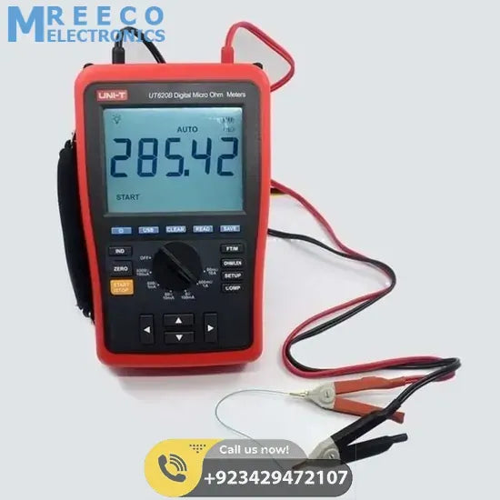 Digital Micro Ohm Meter UNI T UT620B - Top View