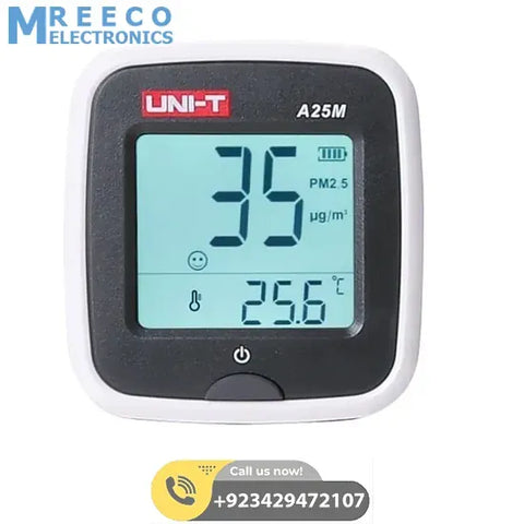 UNI T Air Quality Meter PM2.5 A25M - Front View