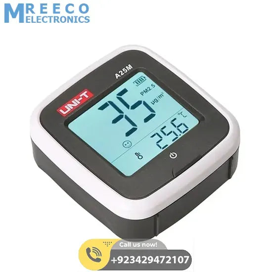 UNI T Air Quality Meter PM2.5 A25M - Back View