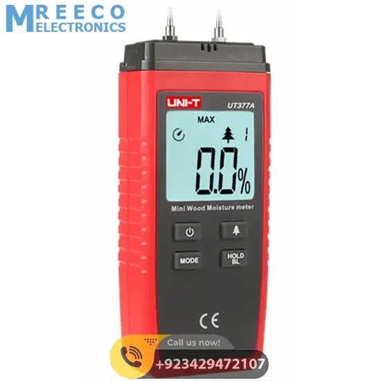 UNI T Wood Moisture Meter UT377A - Back View