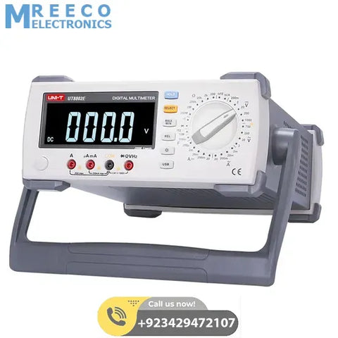 UNI T UT8802E Benchtop Digital Multimeter - Front View