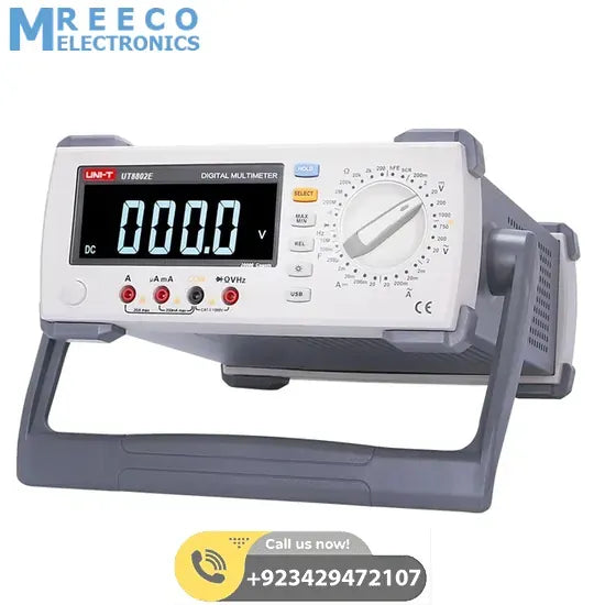 UNI T UT8802E Benchtop Digital Multimeter - Front View