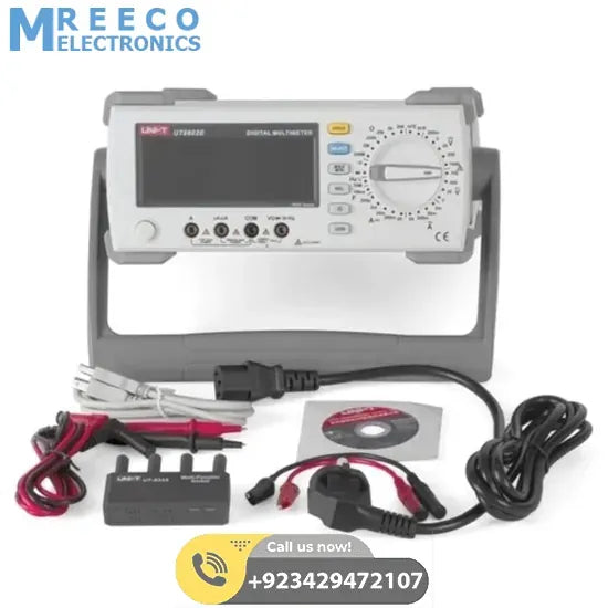 UNI T UT8802E Benchtop Digital Multimeter - Side View