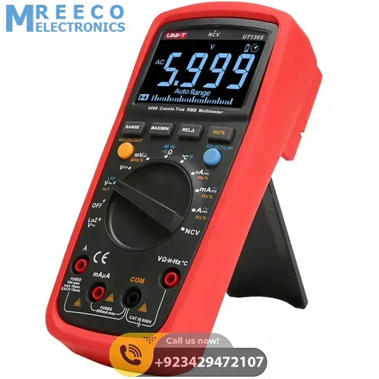 UNI T UT139S True RMS Digital Multimeter - Bottom View