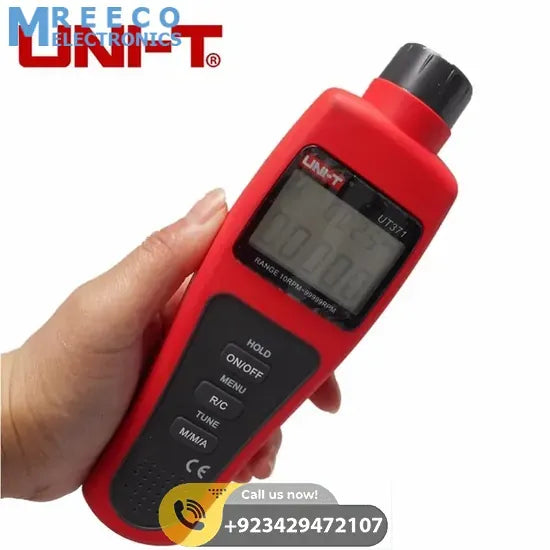 UNI T UT371 Non Contact Tachometer - Front View
