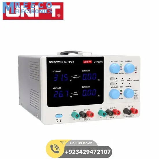 UNI T UTP3305 Adjustable DC Power Variable Supply - Front View