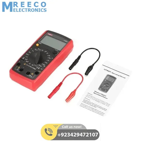 UNI T UT601 Digital RC Meter - Back View