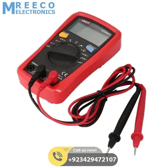 UNI T UT33A+ Palm Size Multimeter - Display View