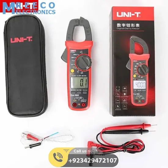 UNI T UT203+ Digital Clamp Multimeter - Side View