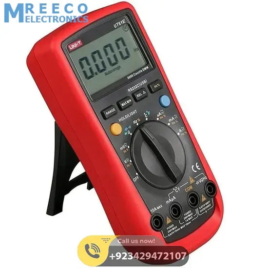 UNI T UT61E Modern Digital Multimeter - Back View