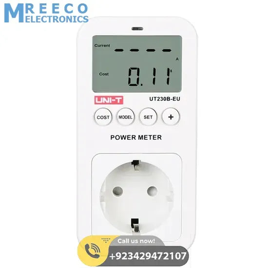 UNI T Power Socket Power Meter UT230B-EU - Front View