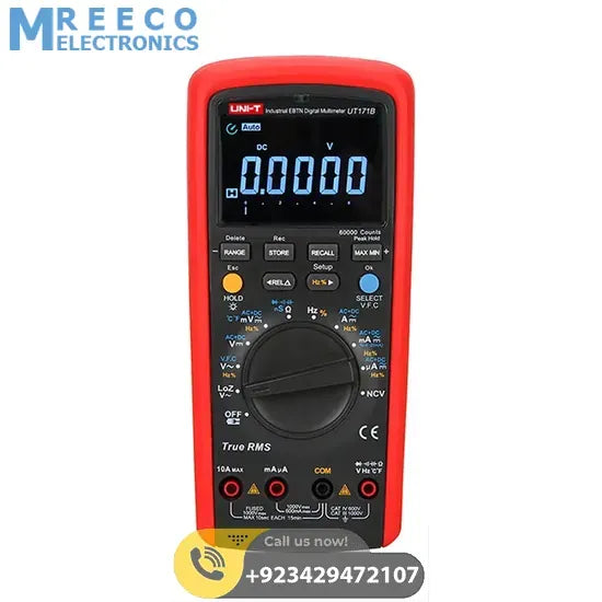 UNI-T Industrial True RMS Digital Multimeter UT171B - Front View
