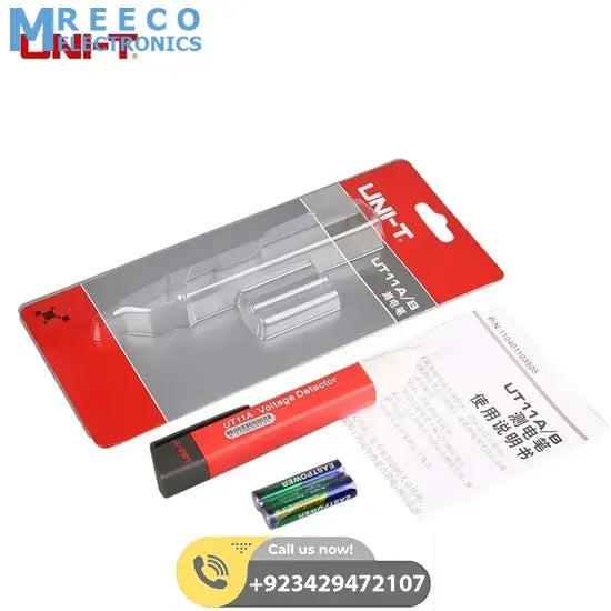 UNI T AC Voltage Detector Meter UT11A - Angle View
