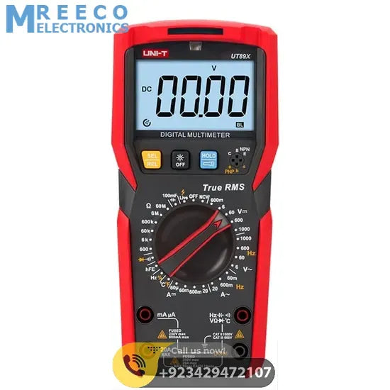 UNI T True RMS Digital Multimeter UT89X - Front View