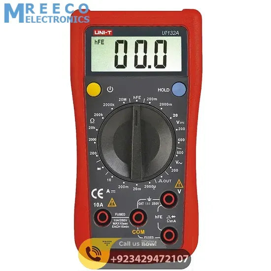 UNI T Digital Multimeter UT132A - Front View