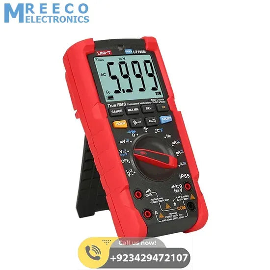 UNI T True RMS Digital Multimeter UT195M - Back View