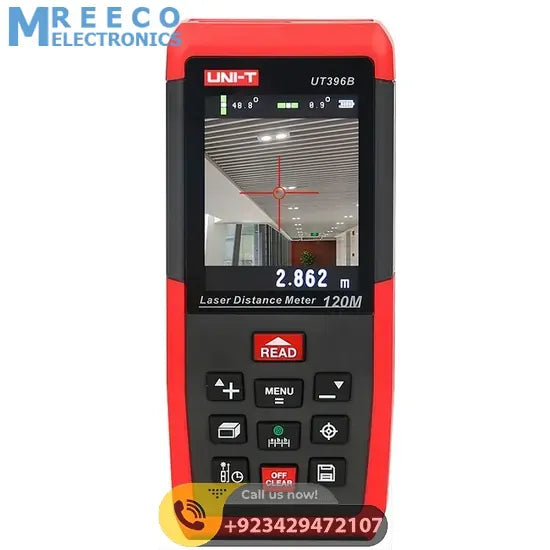 UNI T Professional Laser Distance Meter UT396B - Top View