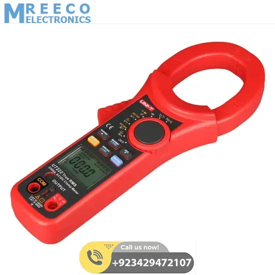 True RMS Digital AC/DC Clamp Meter 2500A UNI T UT222 - Angle View