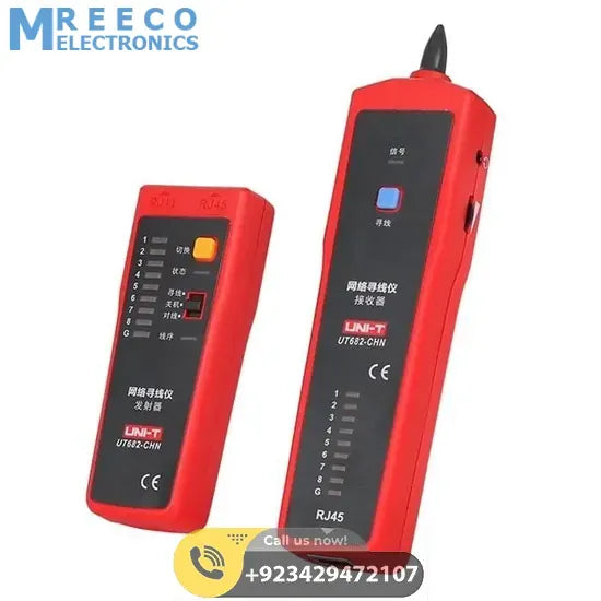 UNI T Wire Tracker Cable Tester UT682 - Back View