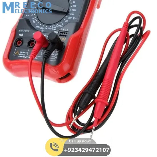 UNI T UT51 Standard Digital Multimeter - Side View