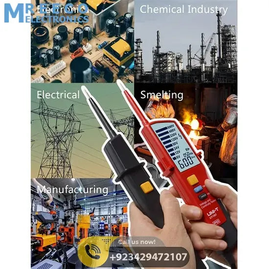UNI T Voltage And Continuity Tester UT18D - Display View