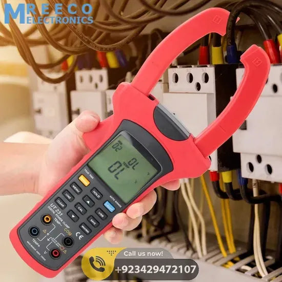 UNI T UT231 Digital Clamp Meter Tong Tester - Bottom View