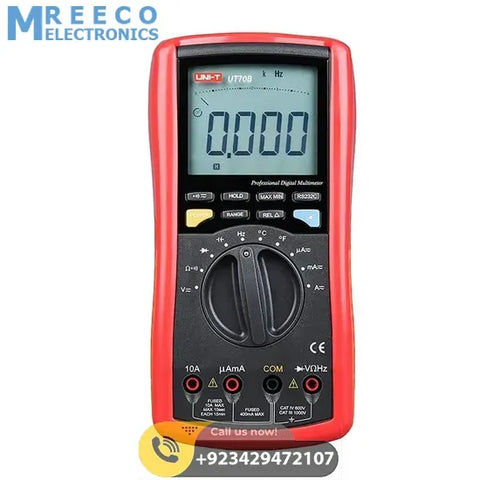 UNI T Multi Purpose Digital Multimeter UT70B - Front View