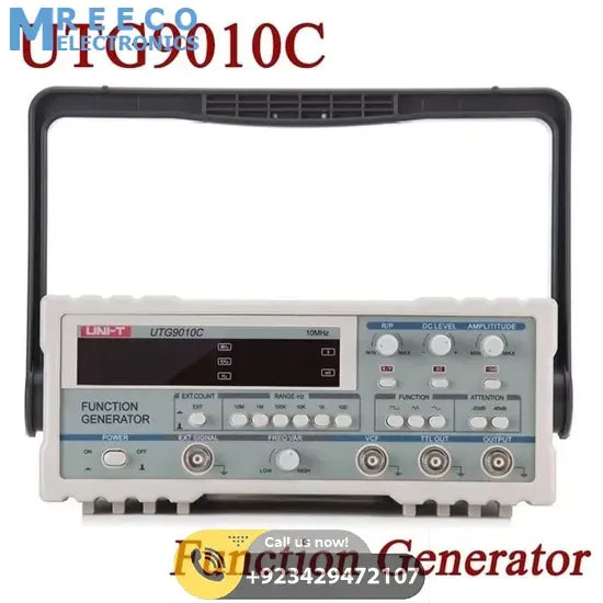 UNI T UTG9010C Digital Function Signal Generator - Front View