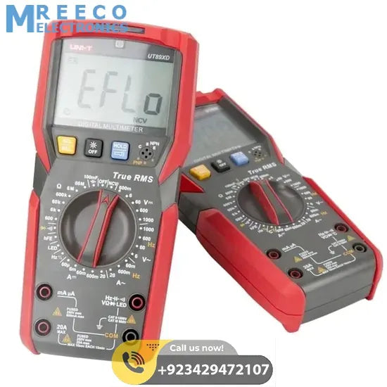 UNI T True RMS Digital Multimeter UT89XD - Back View