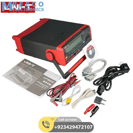 UNI T Bench Multimeter UT803 - Side View