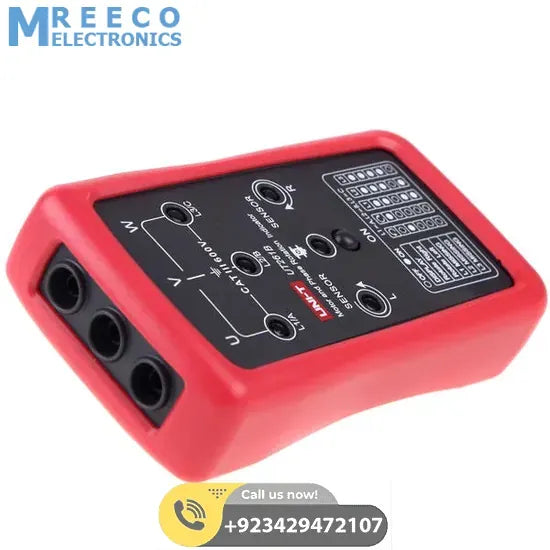 UNI T Phase Sequence Motor Rotation Indicator Meter UT261B - Top View