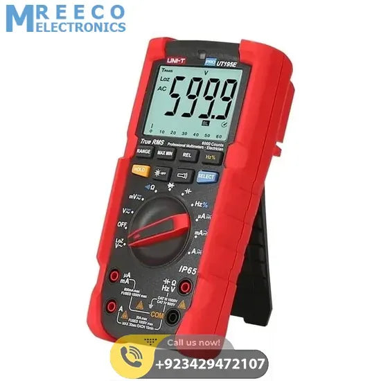 UNI T Industrial Waterproof Digital Multimeter UT195E - Back View