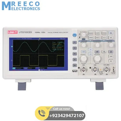 Digital Storage Oscilloscope 2 Channel DSO UNI T UTD2102CEX - Side View