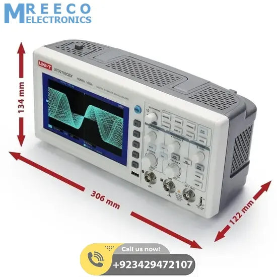 Digital Storage Oscilloscope 2 Channel DSO UNI T UTD2102CEX - Back View