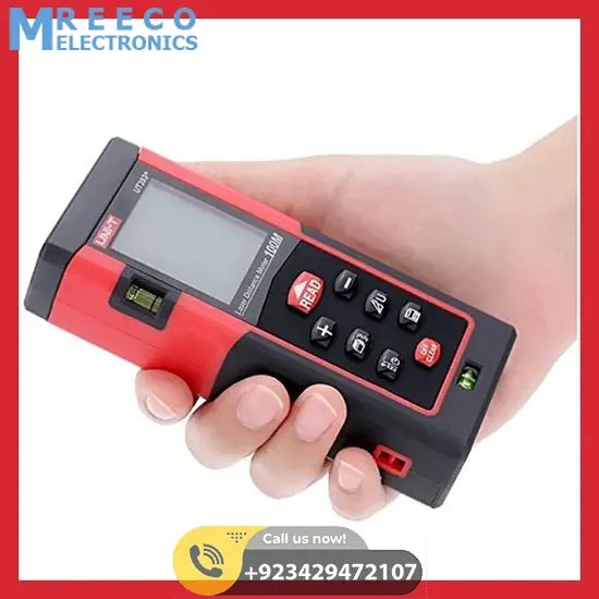 UNI-T UT393+ Handheld Laser Distance Meter Range Finder - Back View