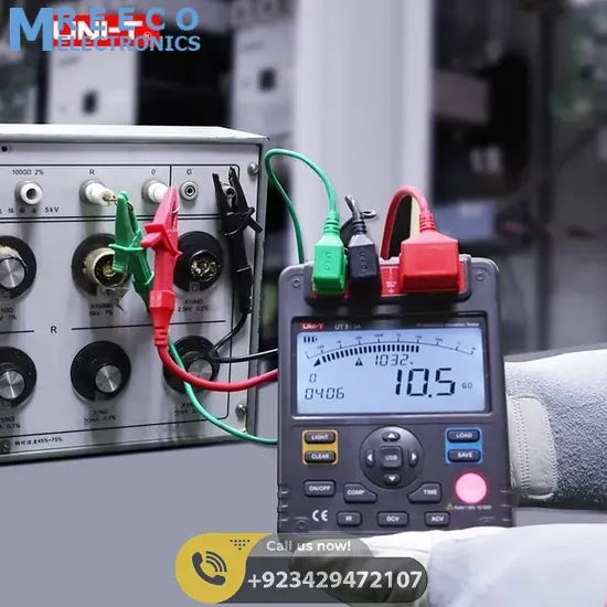 UNI T UT513A Insulation Resistance Tester - Bottom View