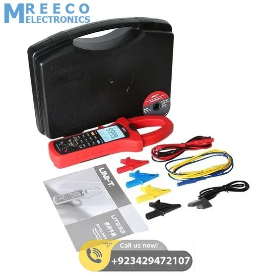 UNI T UT233 Digital Power Clamp Meter - Side View